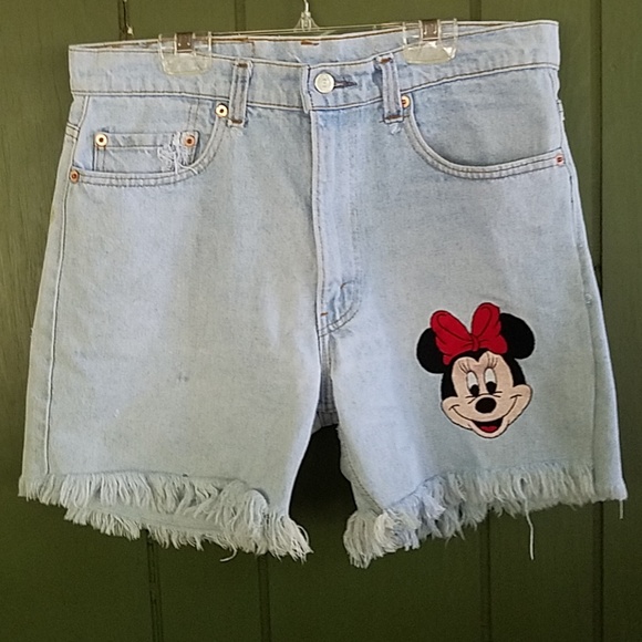 minnie mouse jean shorts